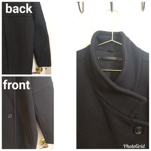 allsaints meade torto coat